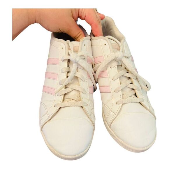 Adidas Ortholite Float Shoes in White and Pink size 8 1/2 leather sneakers - Picture 2 of 14